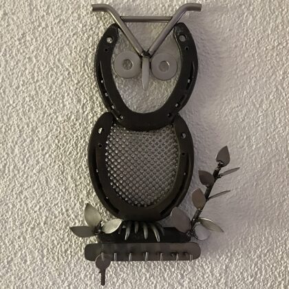 Eulen Schlüsselaufhänger 